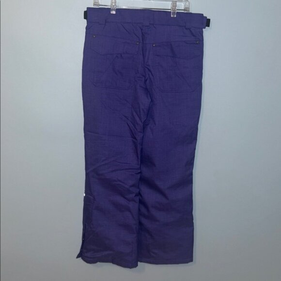 Women’s Karbon Insulated Purple Ski Snow Pants, Size 8 - Picture 2 of 10